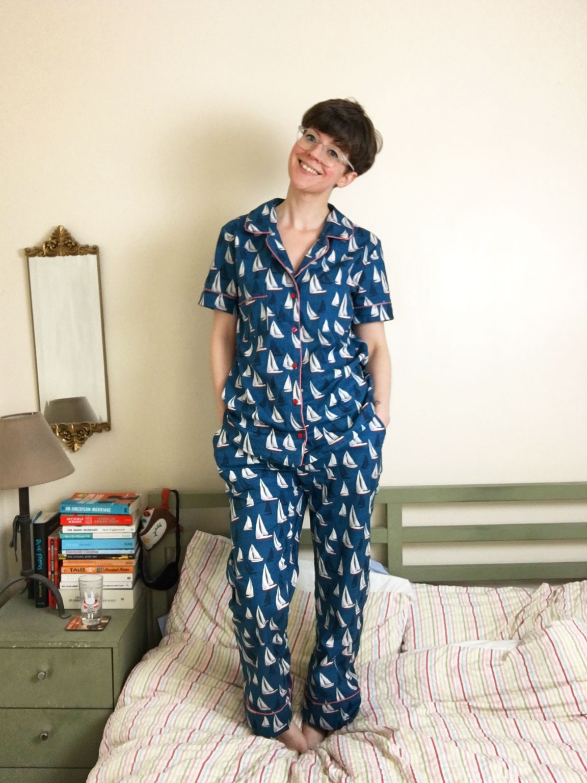Completed: Linen Carolyn Pajamas